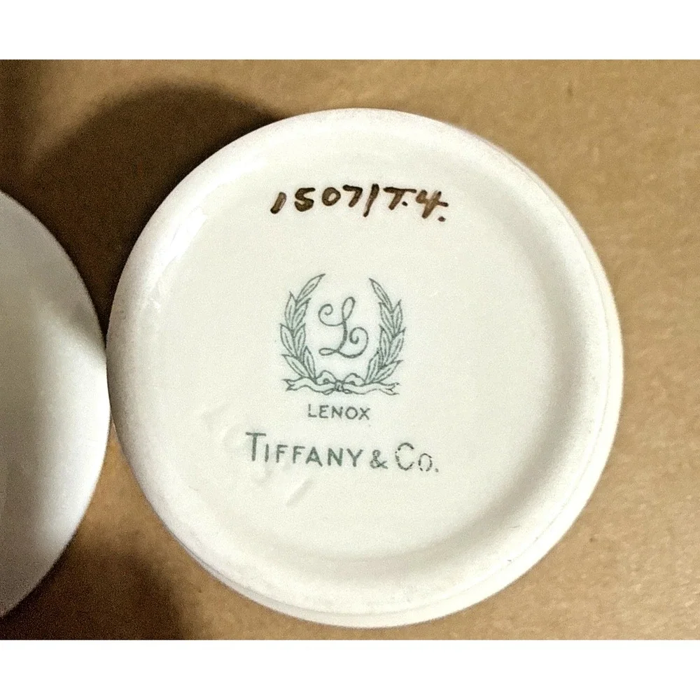 Lenox Gold Rimmed Porcelain Set 2 Plates 2 Bowls 2 Espresso Cups Ovington Bros